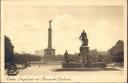 Postkarte - Berlin - Siegessäule mit Bismarck-Denkmal 30er Jahre