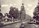 Berlin-Steglitz - Schlossstrasse mit Rathaus - Foto-AK