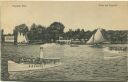 Postkarte - Tegeler See - Blick auf Tegelort