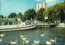 Postkarte - Berlin-Tegel- Dampferanlegestelle und Strandpromenade