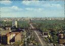 Ansichtskarte - Berlin - Blick auf Siegessäule und Brandenburger Tor