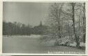 Berlin - Treptow - Karpfenteich im Winter - Foto-AK