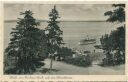Postkarte - Blick vom Kurhaus Ferch auf den Schwielowsee 30er Jahre