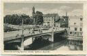 Postkarte - Brandenburg/Havel - Adolf-Hitler Brücke 40er Jahre