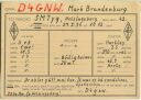 QSL - QTH - D4GNW - Mark Brandenburg