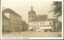 Foto-AK - Luckenwalde - Breitestrasse und Bergfried