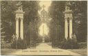 Postkarte - Potsdam-Sanssouci - Haupteingang - Eisernes Gitter