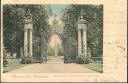 Postkarte - Potsdam - Eingang zum Park Sanssouci