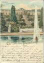 Postkarte - Gruss aus Potsdam - Schloss Sanssouci