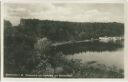 Grünheide i. M. - Uferpartie am Peetzsee mit Badeanstalt - Foto-AK