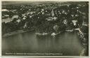 Panorama von Woltersdorfer Schleuse mit Flakensee - Fliegeraufnahme - Foto-AK