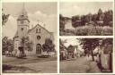 Postkarte - Spreenhagen - Kirche - Dorfstrasse