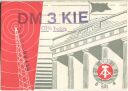 QSL - Funkkarte - DM3KIE - German Democratic Republic - Trebitz