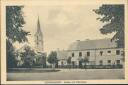 Hennigsdorf - Kirche mit Pfarrhaus - Postkarte