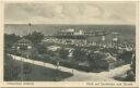 Postkarte - Ahlbeck - Blick auf Seebrücke und Strand