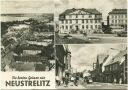 Neustrelitz - Marktplatz - Strelitzer Strasse - Foto-AK