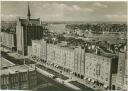 Rostock - Langestrasse mit Blick auf die Warnow - Foto-AK Grossformat 1961