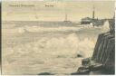 Postkarte - Warnemünde - Brandung