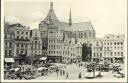 Postkarte - Rostock - Markt - Strassenbahn