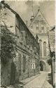 Güstrow - Alter Winkel mit Blick auf den Dom - Foto-AK