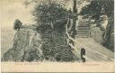 Postkarte - Stubbenkammer - Aufgang zum Königsstuhl