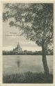 Postkarte - Stralsund - Knieperteich mit Marienkirche