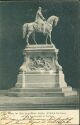 Ansichtskarte - Hamburg - Kaiser Wilhelm Denkmal auf dem Rathausmarkt
