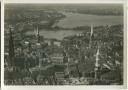 Postkarte - Hamburg - Stadtzentrum - Flugblick