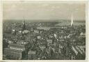 Postkarte - Hamburg - Panorama - Blick auf die Stadt 20er Jahre - AK Grossformat