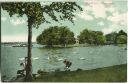 Postkarte - Hamburg - Schwäne - Alster