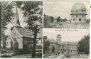 Bergedorf - Sternwarte - Kirche - Foto-Ansichtskarte