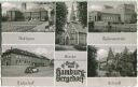 Postkarte - Bergedorf - Badeanstalt - Bahnhof