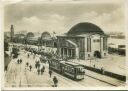 Hamburg - Elbtunnel mit Landungsbrücken - Strassenbahn