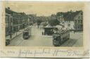 Postkarte - Harburg - Der Sand - Strassenbahn