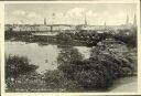 Hamburg - Lombardsbrücke mit Stadt - AK Grossformat