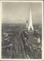 Hamburg - Blick vom Rathausturm in die Mönckebergstrasse - Foto-AK Grossformat