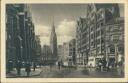 Hamburg - Mönckebergstrasse mit Rathaus - Ansichtskarte
