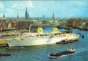 Ansichtskarte - Hamburg - Hafen - Dampfer Gripsholm