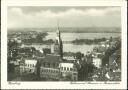Postkarte - Hamburg - Rathaus - Alster