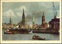 Postkarte - Hamburg - Hafen