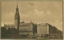 Postkarte - Hamburg - Rathaus