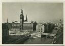 Hamburg - Rathaus und Adolf Hitler Platz - Foto-AK