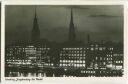 Hamburg - Jungfernstieg - Nacht - Foto-Ansichtskarte