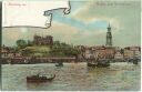 Postkarte - Hamburg - Hafen und Vorsetzen