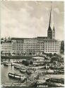 Postkarte - Hamburg - Jungfernstieg