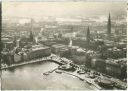 Hamburg - Rathaus - Ballindamm - Foto-Ansichtskarte