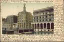 Postkarte - Hamburg - Schleusenbrücke und Alsterarcaden