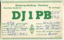 QSL - QTH - Funkkarte - DJ1PB - Hamburg-Harburg