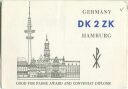 QSL - QTH - Funkkarte - DK2ZK - Hamburg