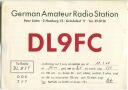 QSL - QTH - Funkkarte - DL9FC - Hamburg 13